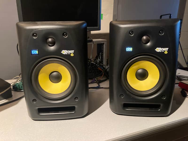 KRK RP-6 Rokit G2 2-Way 6" Active Studio Monitors (Pair) 2009 - 2013 - Black