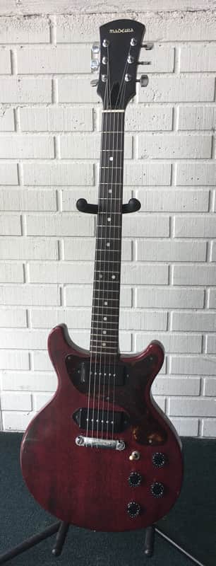 Vintage MIJ 1970's Madeira by Guild EG-150 LP Jr Double Cut Two P-90 Pickups Electric Guitar & HSC image 1