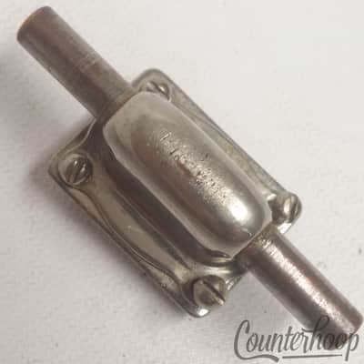 *Leedy 1x 4-Hole/Professional Snare Drum Lug Nickel Vintage 20s Indianapolis USA image 1