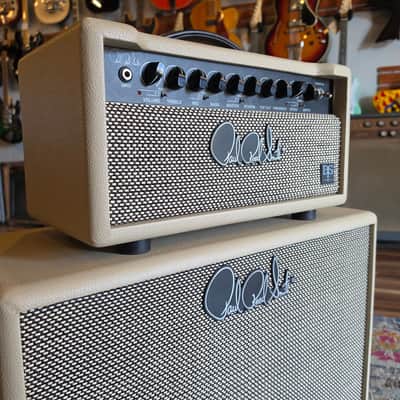 Used PRS DGT 15 Head + Cabinet Stack - 15-watts - 1x12 - White - w/Footswitch image 3