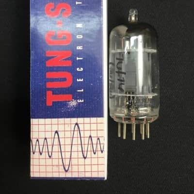 TUNG SOL 12AU7A AUDIO AMPLIFIER VACUUM TUBE TESTED VINTAGE TOP D GETTER 4.5324-C image 2