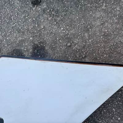 White HH Basswood Warlock Style Guitar Body image 6