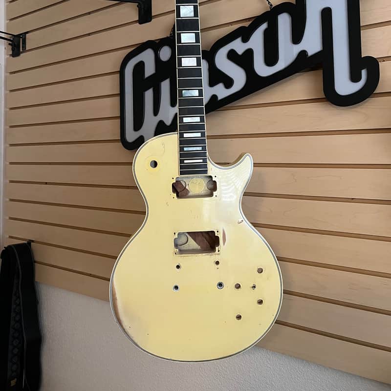 Vintage Gibson Les Paul Custom 1978 - Alpine White Husk