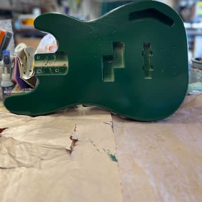 Madlad Instruments Green Monster PJ-Route Precision Bass PBass Semi-Gloss Finished Body (made with pride in north Texas) image 3