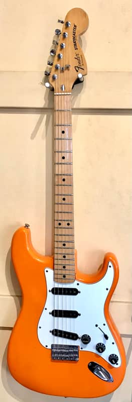 Fender Stratocaster Hardtail / 1981 / Capri Orange / International color series image 1