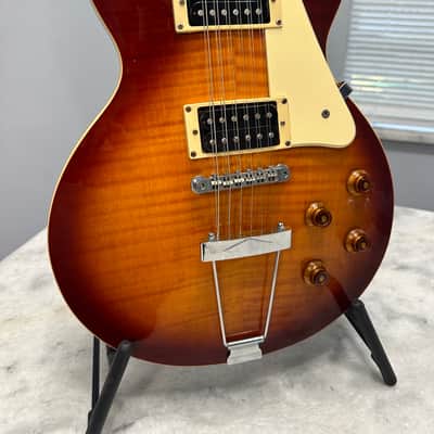 1998 Epiphone 12 String Les Paul Classic, Heritage Cherry, OHSC image 4