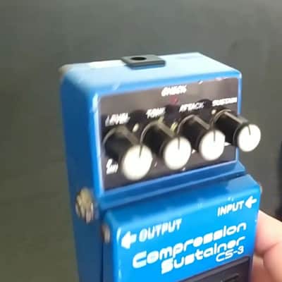 Boss CS-3 Compression Sustainer (Black Label) 1986 - 1992 - Blue image 5