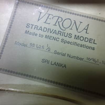 Verona SR625 1/2 Cello 10961-182 - Natural image 2
