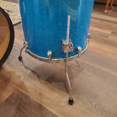 Tama Starclassic Performer Drums 1990s - Gravure Marine Blue image 12