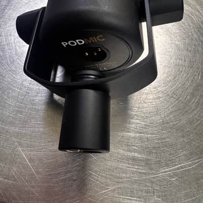 RODE PodMic Cardioid Dynamic Podcasting Microphone 2019 - Present - Black image 3