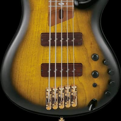 Ibanez SR4505-DST Prestige SR Electric Bass 5-String - Desert Sunset Burst + Case image 14