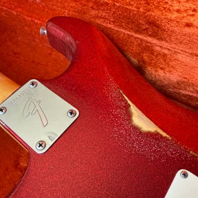 Fender Stratocaster Relic 2007 - Candy Apple Red Metallic image 8
