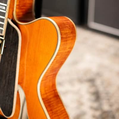 Eastman AR580CE-HB Archtop Electric Guitar - Honey Burst with Hardshell Case image 14