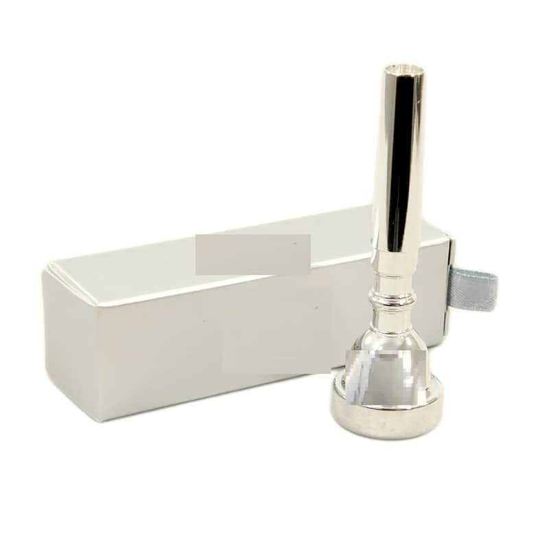 Trumpet Mouthpiece for Bach Standard Size Silver Plated image 1