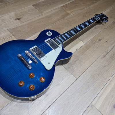 Epiphone Les Paul Standard Pro Trans Blue Burst (2017) with Coil-Splitting image 12
