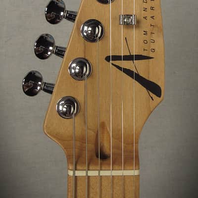 Tom Anderson Guitarworks Drop Top 2022 Fire Wipeout with binding image 11