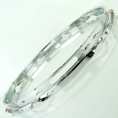 Ludwig 14"Acrolite 8Lug Snare Drum Resonant 1.6mm Rim/Hoop Chrome Vintage 70s *F image 1