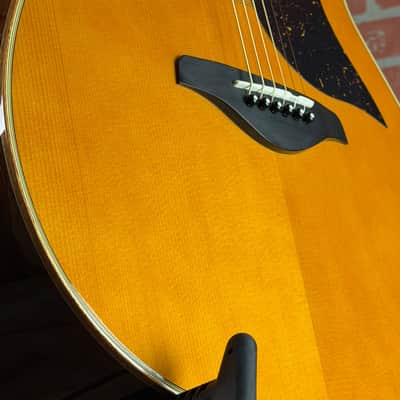 Yamaha AC5M ARE Concert Cutaway Acoustic-electric Guitar - Vintage Natural image 14