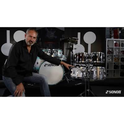 Sonor AQ2 Bass Drum 14x13 (w/Mount) Transparent Black image 2