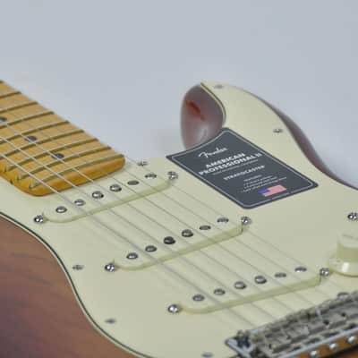 Fender American Professional II Stratocaster with Maple Fretboard - Sienna Burst image 14