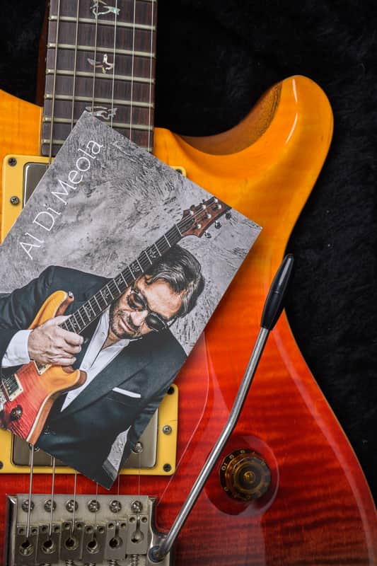 Al Di Meola’s European Tour PRS Prism – Signed & Dedicated to His Longtime Tech/Engineer (Impeccable Provenance) image 1