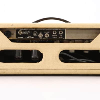 1965 Fender Bassman-Amp Tube Amplifier Head in '63 Blonde Cabinet #50272 image 8