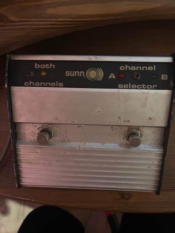 Original 1976 Sunn Beta Bass foot switch image 1