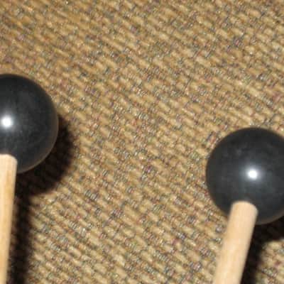 one pair new old stock (with packaging) pair of Vic Firth M8 American Custom Bells, Xylophone & Keyboard (Hard Acrylic) 1 1/4" Ball, birch natural wood shafts (sticks) image 9