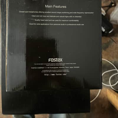 Fostex TX-1 stereo headphones 2010s - Orange and black image 4