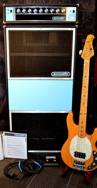 Acoustic 360 and 361 bass amplifier and cabinet made in the USA in 2011 image 1