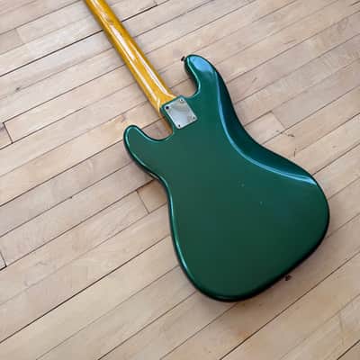 1962 Fender Precision Bass Guitar Sherwood Green image 4