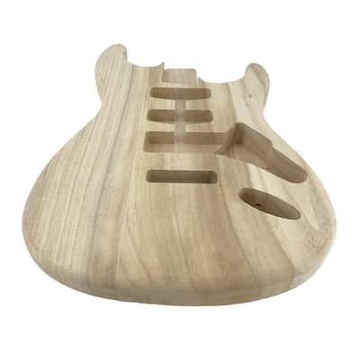 Stratocaster Style Electric Guitar SSH Body, Paulownia image 10