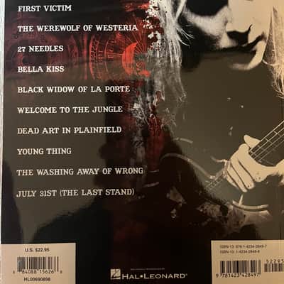John 5 - The Devil Knows My Name - Guitar tab / tablature Book Motley Crue image 2
