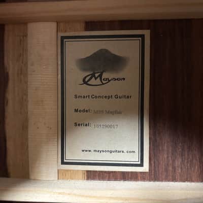 Mayson MS9 Mayfair Spruce/Madagascar Rosewood 2010 China - with LR Baggs Anthem image 3