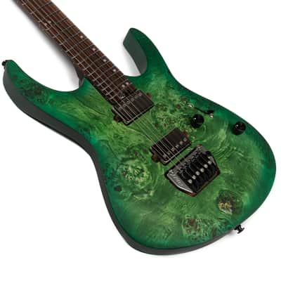 EART EXP-H6-ULTRA, Roasted Bookmatch Mahongay,24 Stainless Steel Frets image 3