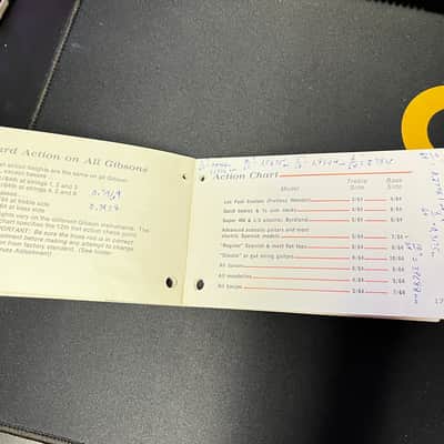 Gibson 1969 ES-335TD Hang Tag Manual for serial number 812407 1969 image 5