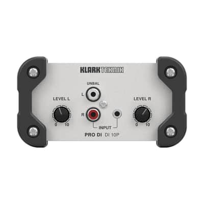 Klark Teknik DI 10P PRO DI Stereo Passive Direct Box with Summed Mono Output image 6