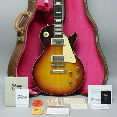 2024 Gibson Custom Shop '58 Les Paul Standard Reissue Murphy Lab Ultra Light Aged Bourbon Burst R8 w/OHSC image 1