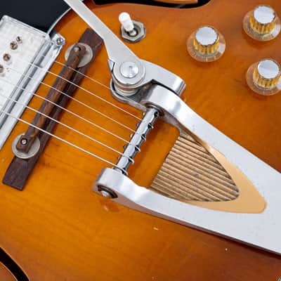 1960s Kay Jazz II Old Kraftsman-Branded Vintage Hollowbody Electric Guitar w/ Kleenex Box, Case image 9