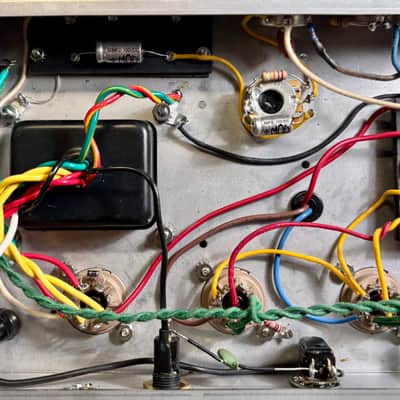 Hand Wired Clone of a Fender 6G3 "Brownface" Deluxe Head 20 Watts Premium Components image 9