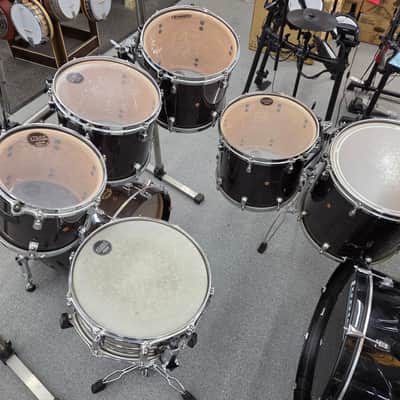 Tama StarClassic Maple 7pc with Rack 10/12/13/14/16/20/14s - Trans Black image 3
