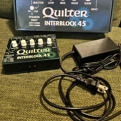 Quilter Interblock 45 45-Watt Guitar Head Pedal 2018 - Black image 1