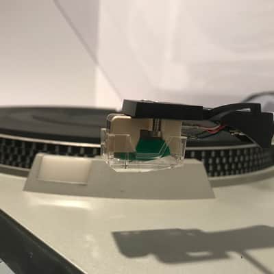 Technics SL-220 Silver vintage belt drive auto return turntable with Audio Technica AT-247E stylus image 5
