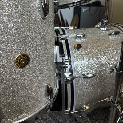 Gretsch USA Custom - Silver Glass Glitter 20, 12, 14 image 4