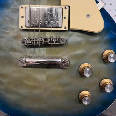 Epiphone Les Paul Standard Plus Top PRO 2012 - 2019 - Translucent Blue image 6