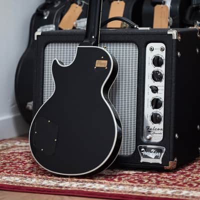 2012 Gibson Custom Les Paul Custom - in Black Ebony & Gold image 10