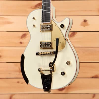 Gretsch G6134T-58 Vintage Select '58 Penguin with Bigsby - Vintage White - JT25103421 - PLEK'd image 3