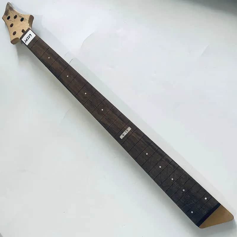 Maple Wood 5 String Electric Bass Neck, 24 Frets Rosewood Fingerboard image 1