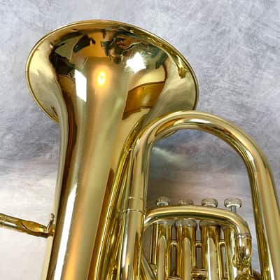 Unbranded 4 Valve Euphonium (Yamaha YEP-321 Copy) W/ Case Plays Great + See demo image 16