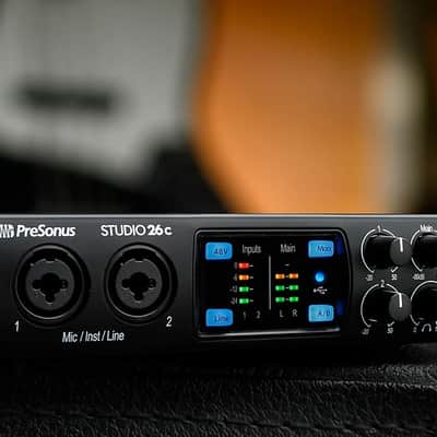 PreSonus STUDIO26C USB-C Audio Interface with StudioOne Artist Software image 4